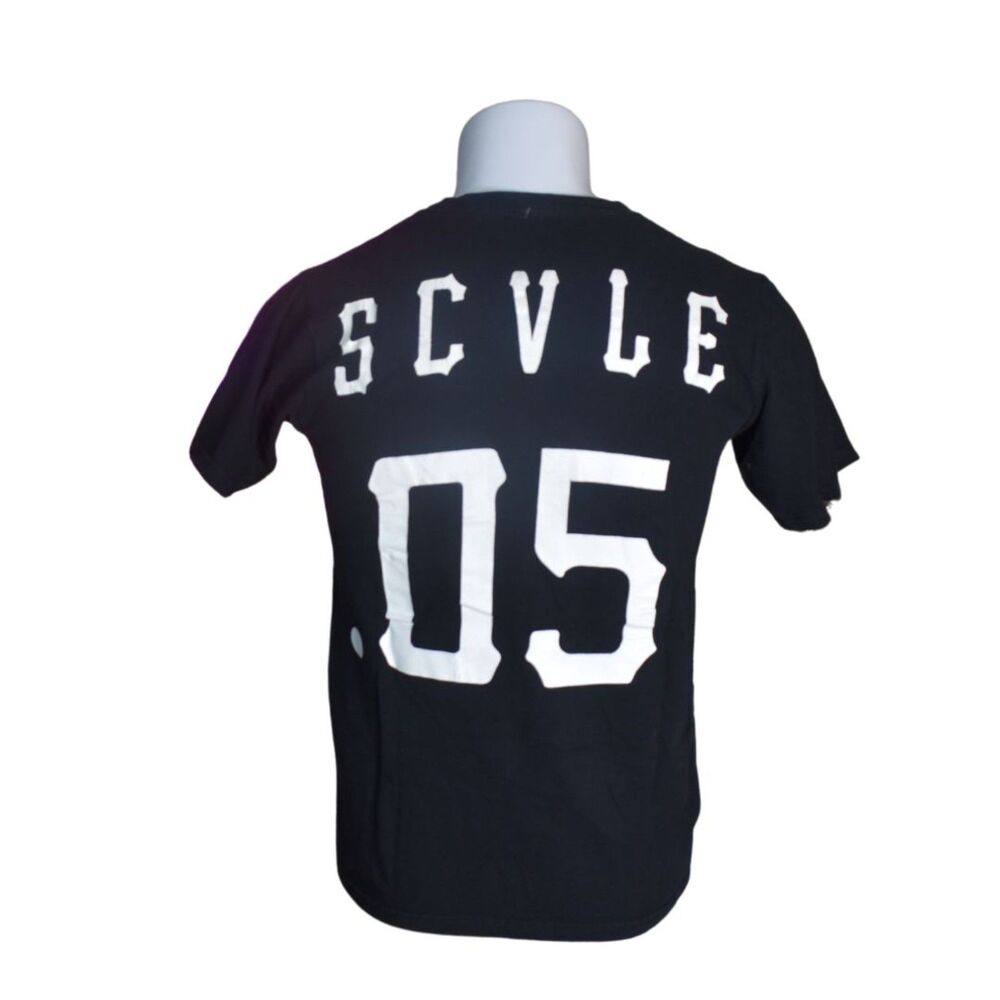 Black Scale Short Sleeve Tee Black Unisex Small